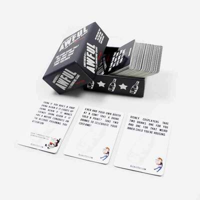 شراء Eco-friendly Custom Team Question Discussion Card Game Design Printing Couples Adult Drinking Game Cards online manufacture