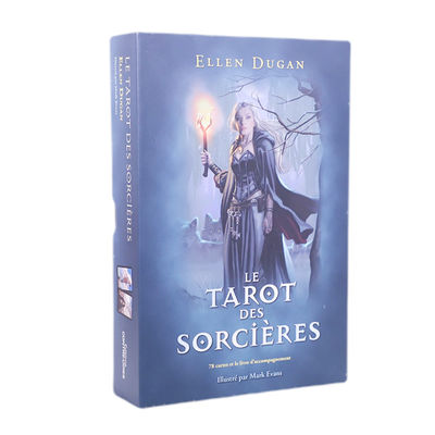 شراء بطاقة Linen Oracle Tarot Card ، وألوان PMS تطبع بطاقات أوراكل مع كتاب يدوي online manufacture