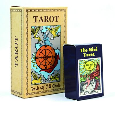 Custom Design Printable Tarot Cards with 310gsm Black Core Paper and Free Sample Option